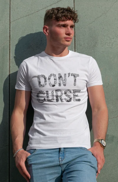 Don't Curse Half Sleeve T-Shirt - Image 3
