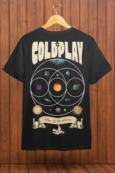 Music of Sphere Coldplay T-Shirt