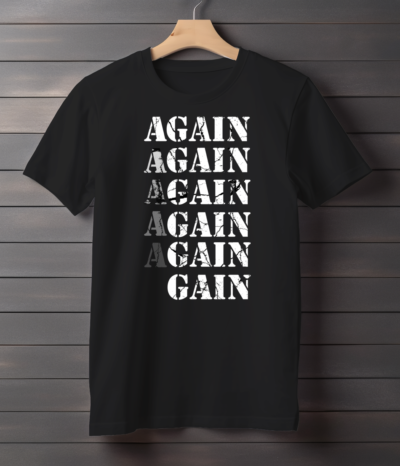 Again Gain Gym Half Sleeve T-Shirt - Image 5