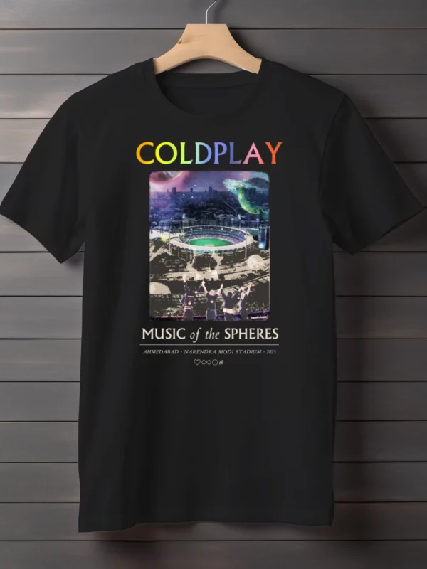 Ahemdabad Coldplay Half Sleeve T-Shirt