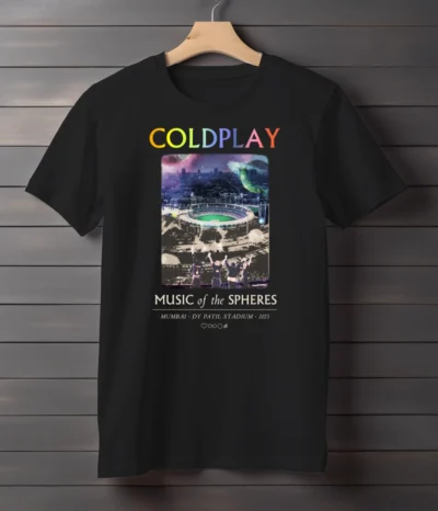 Coldplay Mumbai Half Sleeve T-Shirt - Image 2