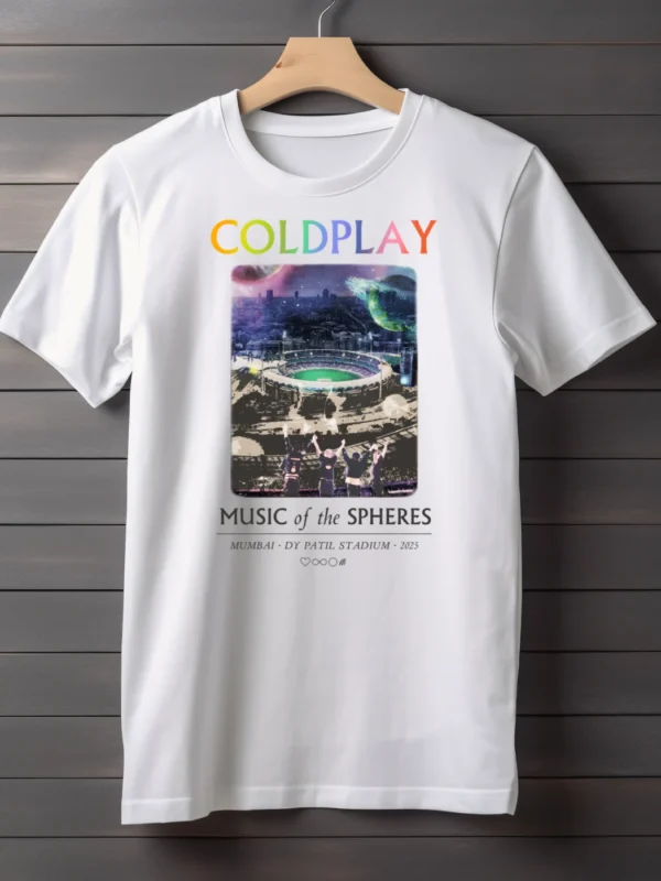 Coldplay Mumbai Half Sleeve T-Shirt