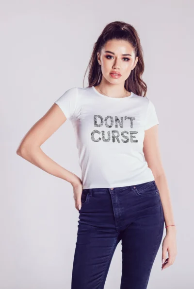 Don't Curse Half Sleeve T-Shirt - Image 2