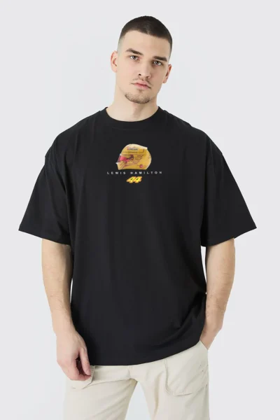 Hamilton x Ferrari Oversized T-Shirt - Image 2