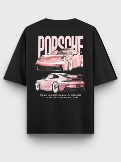Pink Porsche 911 Oversized T-Shirt