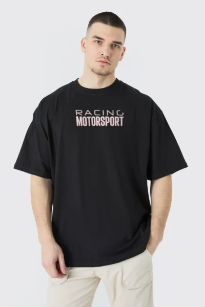 Pink Porsche 911 Oversized T-Shirt - Image 5