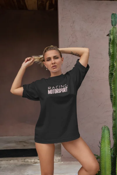 Pink Porsche 911 Oversized T-Shirt - Image 6