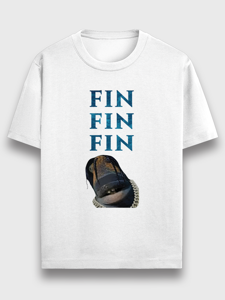 FIN FIN Travis Scott Meme T-shirt